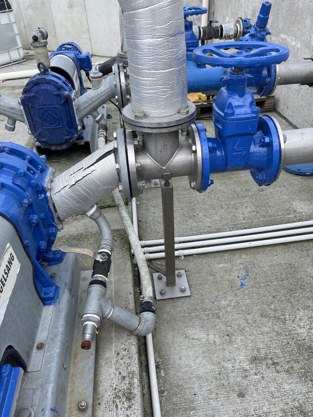 Pipework detail